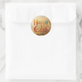 Eid groet cadeau Gepersonaliseerd Ronde Sticker (Tas)