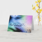 Eid groet - Eid mubarak wenskaart Kaart (Gele Bloem)