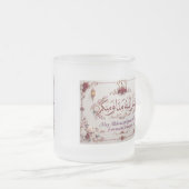 Eid Groet Matglas Koffiemok (Voorkant rechts)