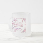 Eid Groet Matglas Koffiemok (Voorkant links)