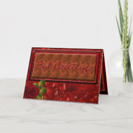 Eid-groeten - Rosey Feestdagen Kaart