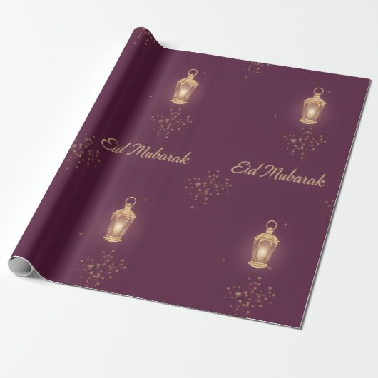 Eid Inpakpapierrol Cadeaupapier (Uitgerold)