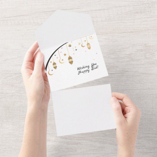 Eid-Kaarten All In One Uitnodiging (Afscheurbaar)