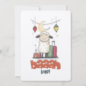Eid Meme Grappige Schaap LOLL HAHA | Baaah Vaarwel Kaart (Voorkant)