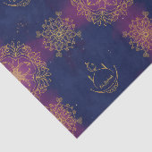 Eid Middernacht blauw/Magenta Tissuepapier (Detail)