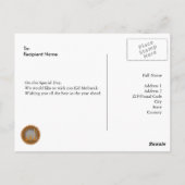 Eid "Minal Aidin Wal Faizin"-Briefkaart Briefkaart (Achterkant)