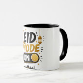 Eid Modus Aan Mok | Grappige Moderne Eid al Adha (Voorkant rechts)