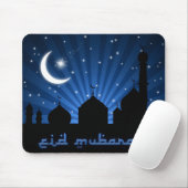 Eid Mosque Blue Night Muismat (Met muis)