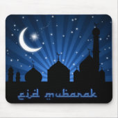 Eid Mosque Blue Night Muismat (Voorkant)