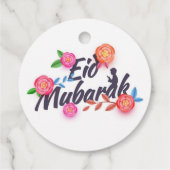 EID MOUBARAK. BEDANKJES LABELS (Achterkant)