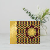 Eid Mubarak 2025 Nieuw ontwerp Folie Feestdagen Briefkaart (Staand Voorkant)