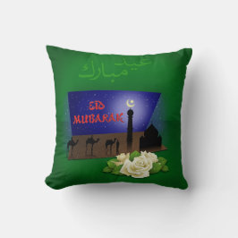 Eid Mubarak 3D Greeting - Pillow Kussen