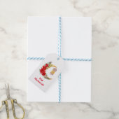 Eid Mubarak Aangepaste Bloemenstroming Islamitisch Cadeaulabel (Met Touw)