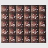 Eid Mubarak Arabic calligraphy Cadeaupapier (Vlak)