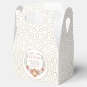 Eid Mubarak Arabic Calligraphy Pink Floral Lamp  Bedankdoosjes (Geopend)