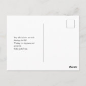 Eid Mubarak Arabic Calligraphy Wall Art – Elegant  Briefkaart (Achterkant)