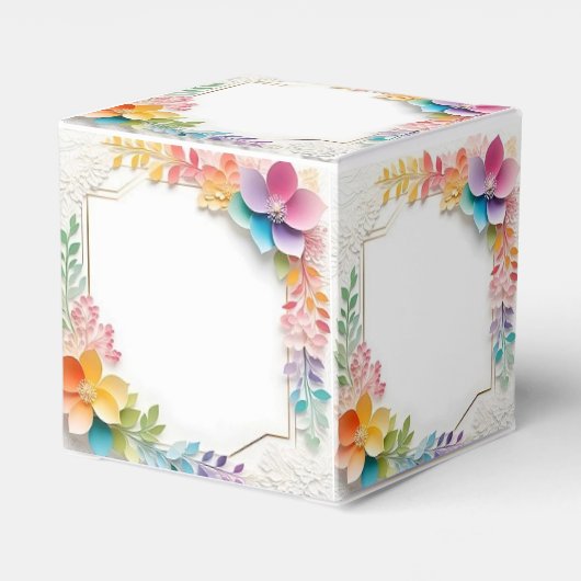 Eid mubarak Arabisch Bedankdoosjes (Achterkant)