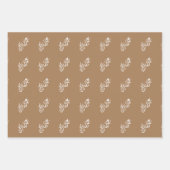 Eid Mubarak Arabisch Calligrafie Gift Wrapping Pap Inpakpapier Vel (Voorkant 3)