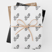 Eid Mubarak Arabisch Calligrafie Gift Wrapping Pap Inpakpapier Vel (In situ)