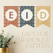 Eid Mubarak Arabisch Patroon Vlaggetjes
