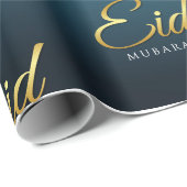 Eid Mubarak Arabische kalligrafie Cadeaupapier (Rol Hoek)