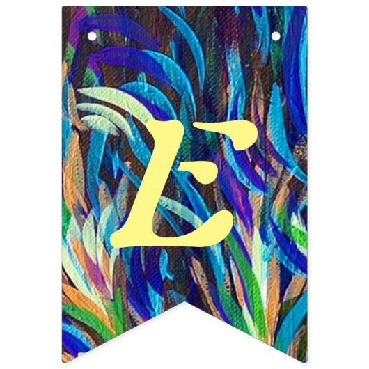 Eid Mubarak Banner - Penseelstreken (Derde vlag)