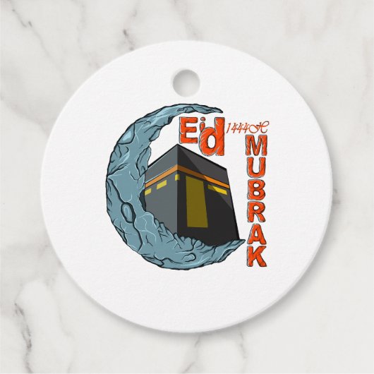 Eid mubarak bedankjes labels (Voorkant)