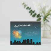 Eid Mubarak Briefkaart (Staand voorkant)