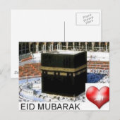 EID MUBARAK BRIEFKAART (Voorkant / Achterkant)