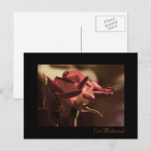 Eid Mubarak - briefkaart met rode rozen (Voorkant / Achterkant)
