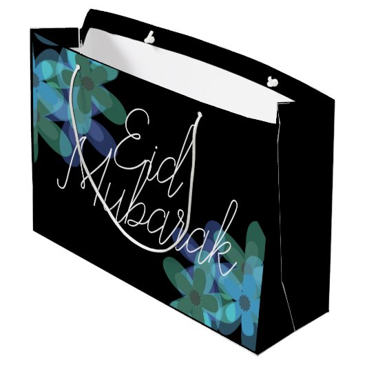 Eid Mubarak cadeautas (Achterkant Gekanteld)