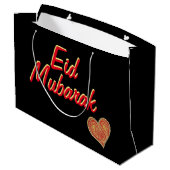 Eid Mubarak cadeautas (Achterkant Gekanteld)