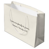 Eid Mubarak-cadotas Groot Cadeauzakje (Achterkant Gekanteld)