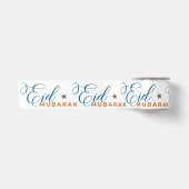 Eid Mubarak Calligrafie Maan Islamitisch Satijnen Lint (Voorkant)