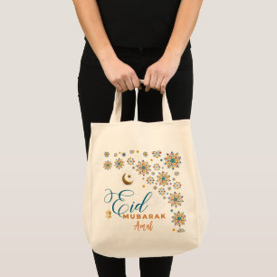 Eid Mubarak Calligraphy Moslim Feest  Tote Bag
