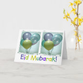 Eid Mubarak Card van kleurrijke Kinderen Kaart (Gele Bloem)