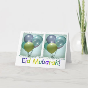 Eid Mubarak Card van kleurrijke Kinderen Kaart
