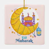 Eid Mubarak Ceramic Ornament (Achterkant)