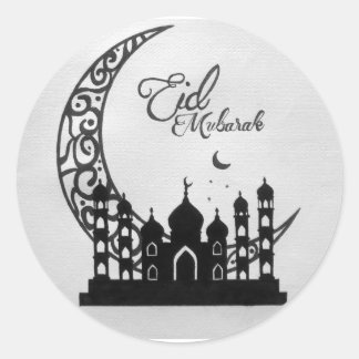 EID MUBARAK Creatief ontwerp Ronde Sticker