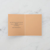 Eid Mubarak Crescent Mosque Goldrose Blue Holiday Feestdagen Kaart (Binnen)