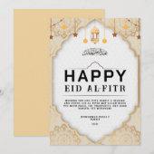 Eid Mubarak Digitale & Printbare Vakantie Groet C Feestdagenkaart (Voorkant / Achterkant)