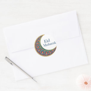 Eid Mubarak – Een feest van vreugde en zegeningen! Ronde Sticker