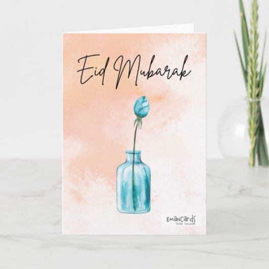 Eid Mubarak - Eenvoudig Kaart (Voorkant)