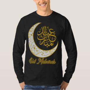 Eid Mubarak Eid Al Fitr Halve Maan Arabisch Calli T-shirt