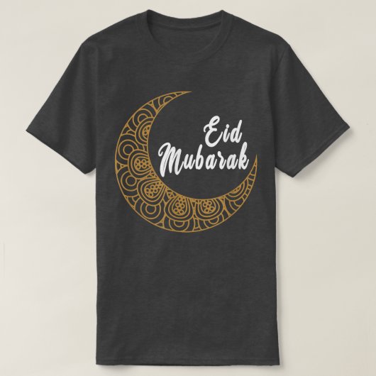 Eid Mubarak Eid Al Fitr Islamic Holidays Muslim Ha T-shirt (Design voorkant)