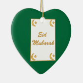 Eid Mubarak Eid al Fitr Keramisch Ornament (Rechts)