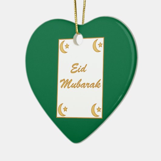 Eid Mubarak Eid al Fitr Keramisch Ornament (Links)