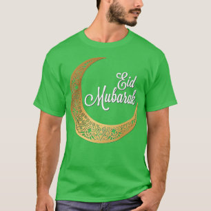 Eid Mubarak-Eid Al Fitr - Ontwerp van Islamitische T-shirt