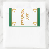 Eid Mubarak Eid al Fitr Rechthoekige Sticker (Tas)
