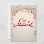Eid mubarak Eid Fitr greeting Card Kaart (Voorkant)